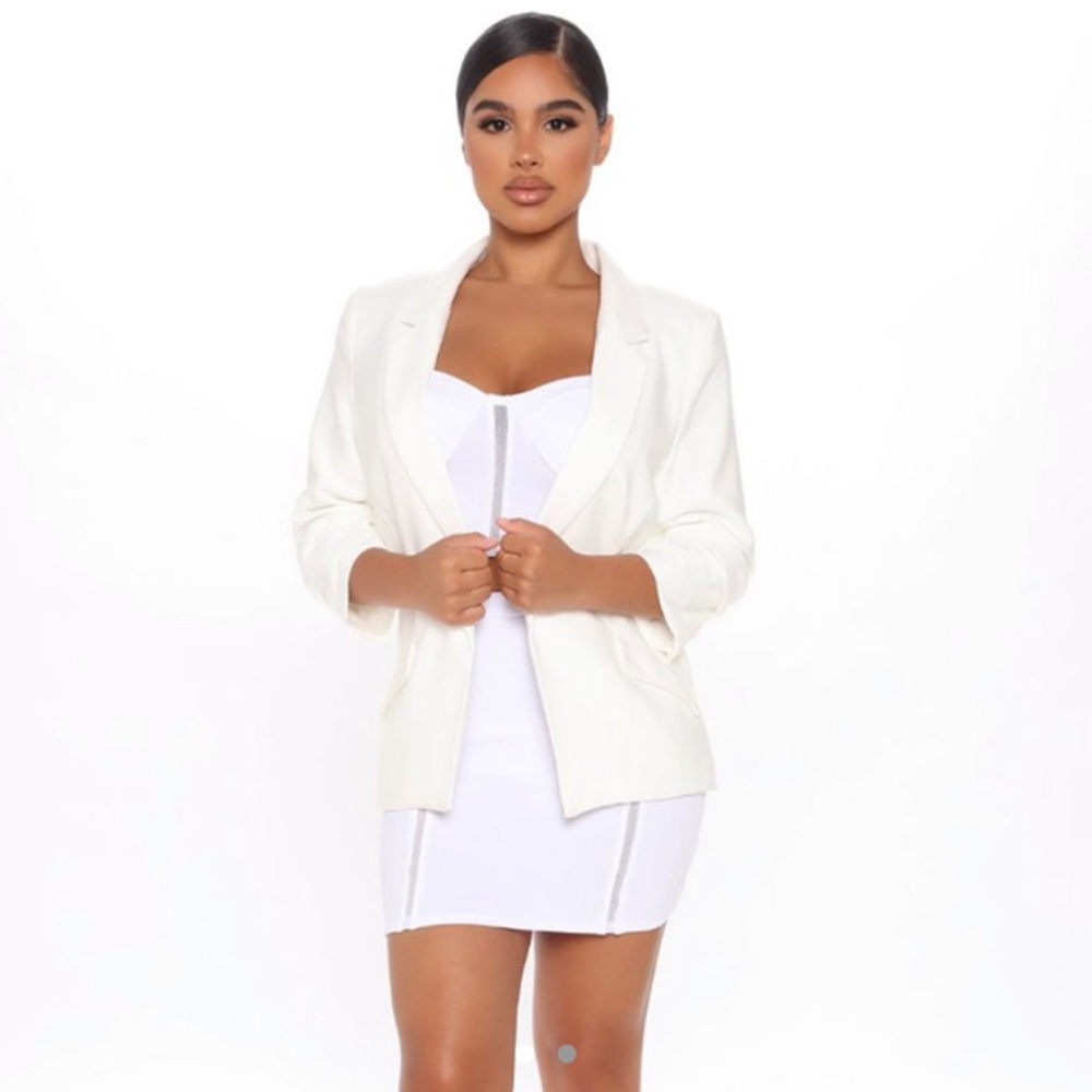 White blazer